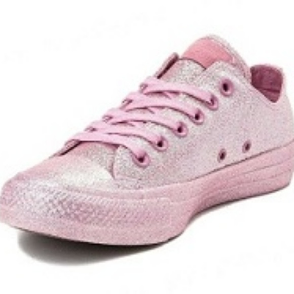 Converse Chuck Taylor All Star Lo Glitter Sneakers - Picture 2 of 5